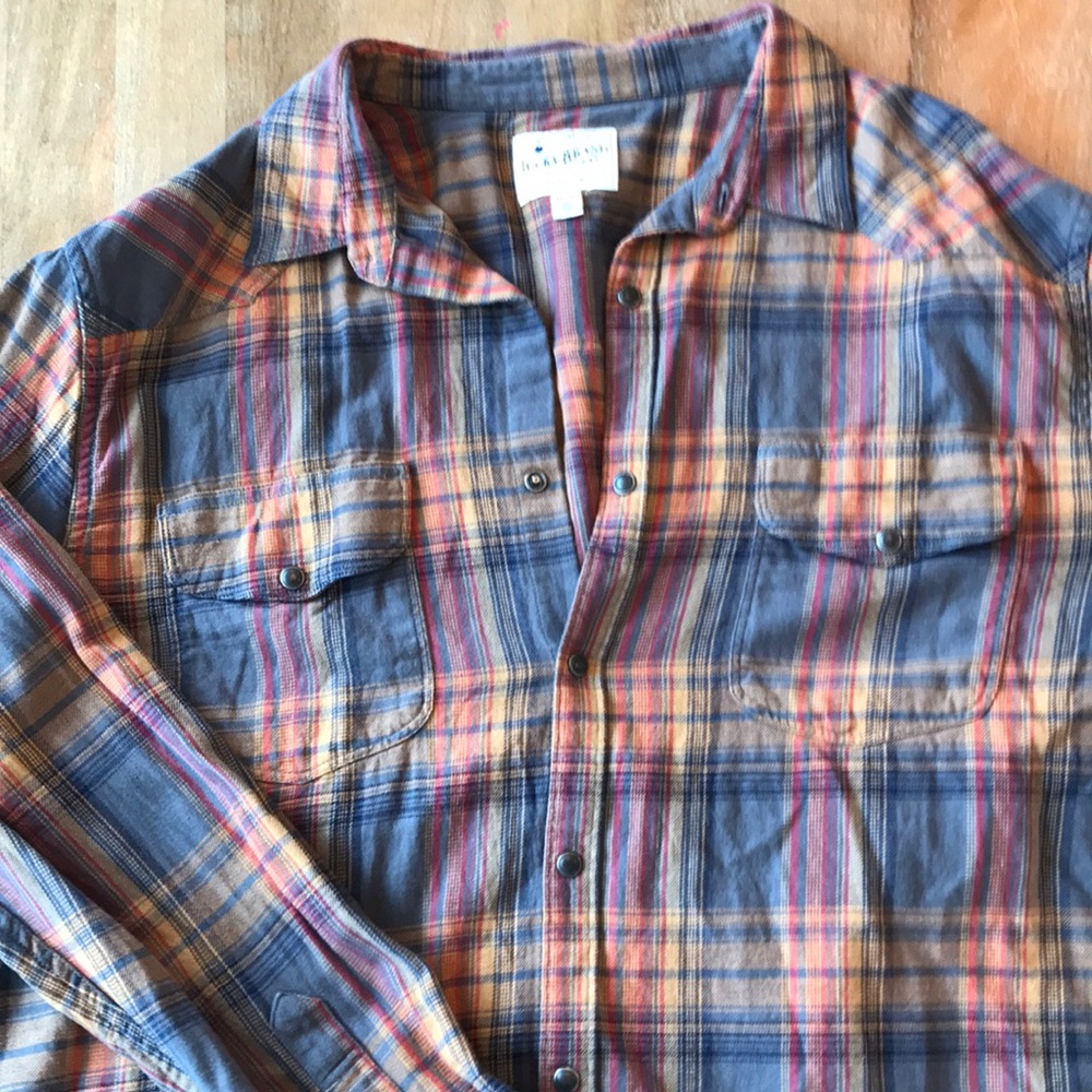 Lucky brand snap long sleeve